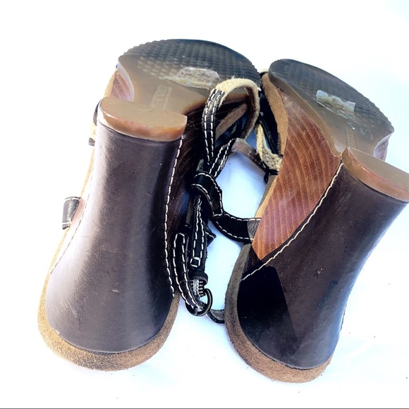 Aerosoles Wedge Braided Sandals 9 - Picture 3 of 11